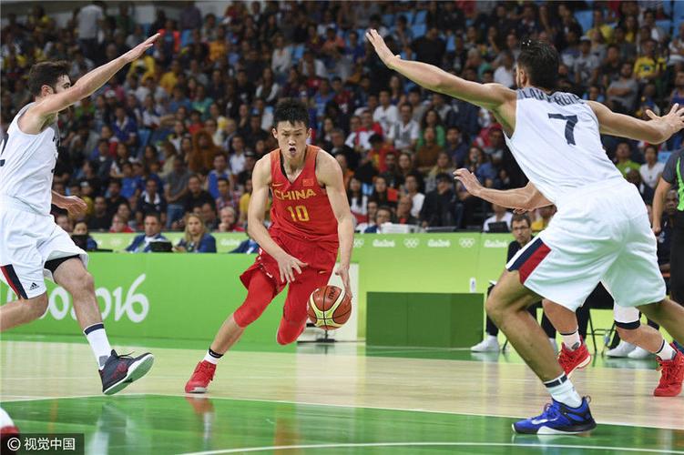 中国男篮对阵法国男篮